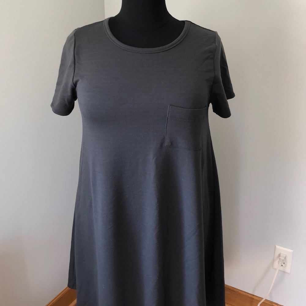 LuLaRoe grey Carly dress XL